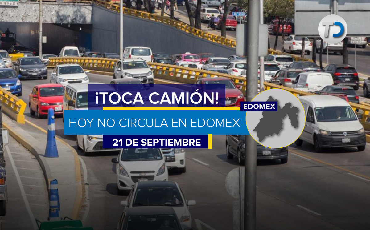 ¡Fíjate bien! Estos autos que no circulan el 21 de septiembre en Edomex