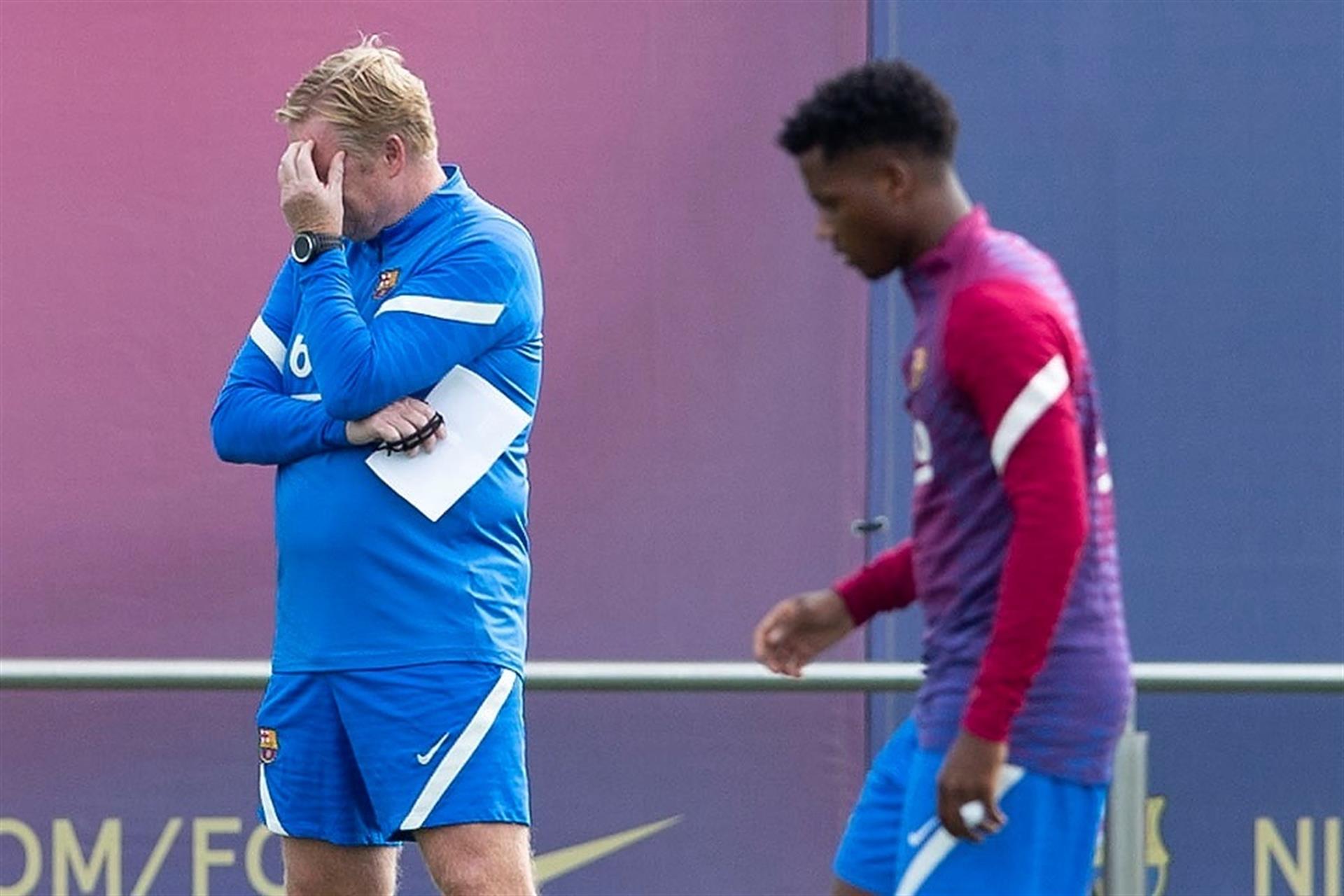 Ronald Koeman pide en comunicado tiempo y respaldo incondicional