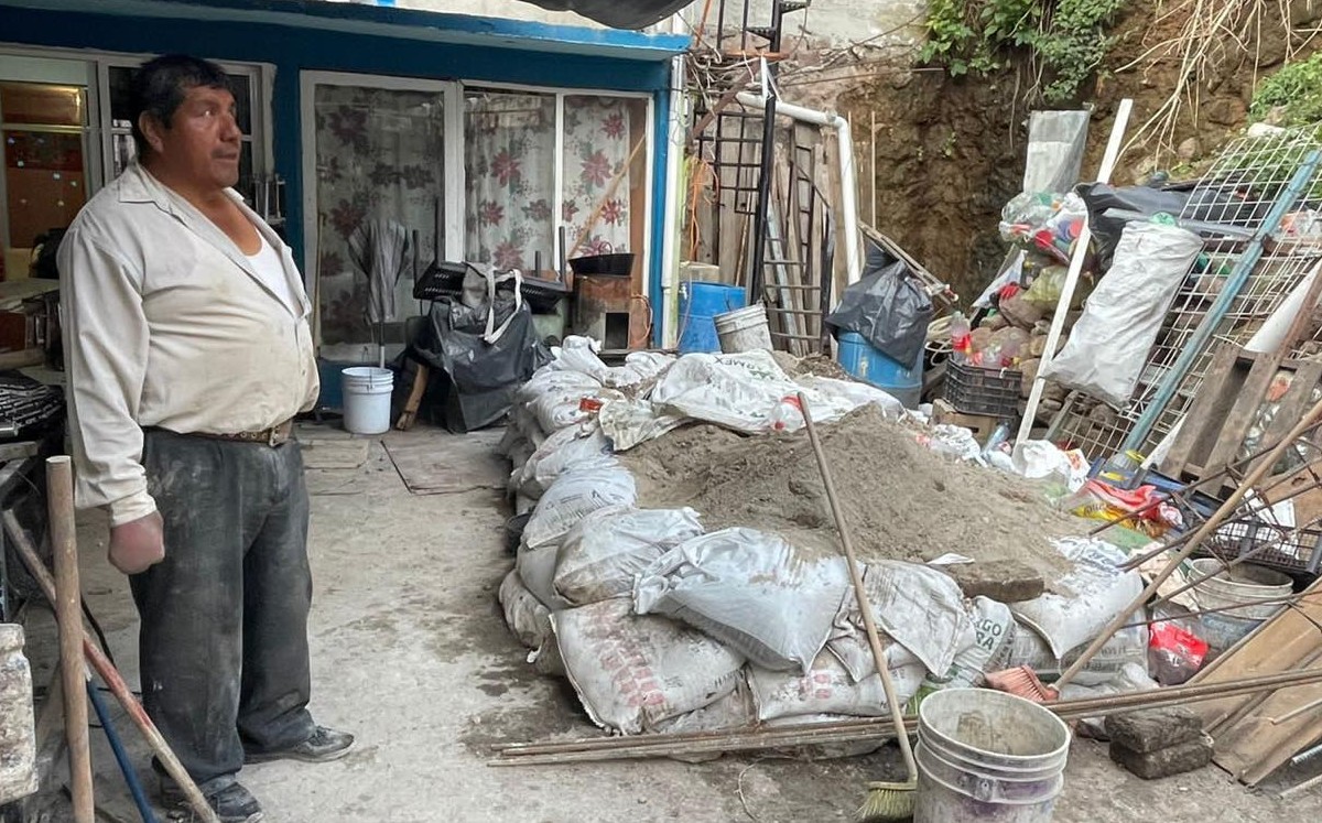 Sismo provoca derrumbe del cerro del Chiquihuite en una casa de la GAM