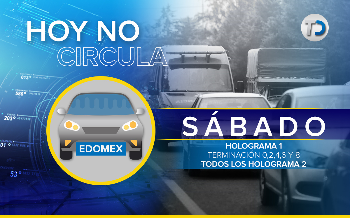 ¡Que no se te pase! Conoce qué autos no circulan el 25 de septiembre en Edomex