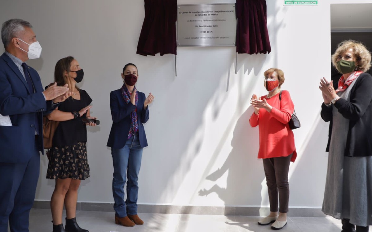 Sheinbaum inaugura el Centro de Investigación sobre Envejecimiento