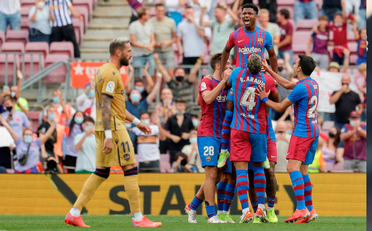 Barcelona golea al Levante