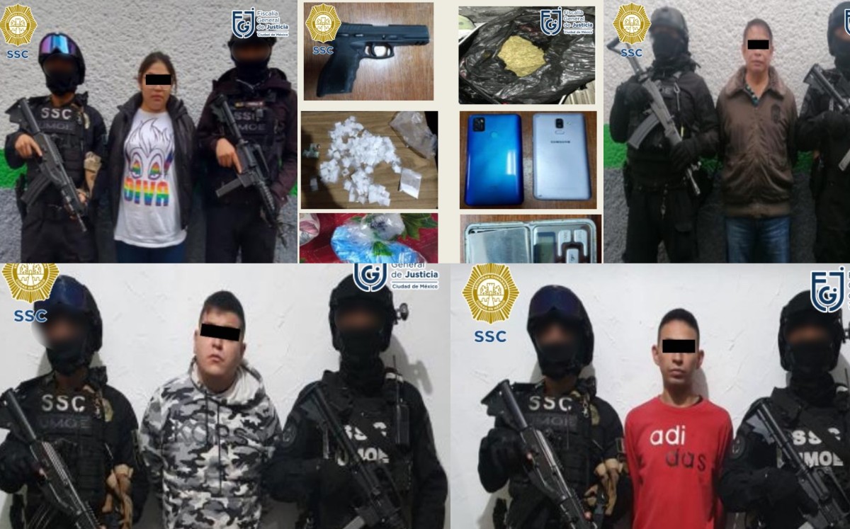 Detienen al principal narcomenudista de la colonia Anáhuac en CdMx