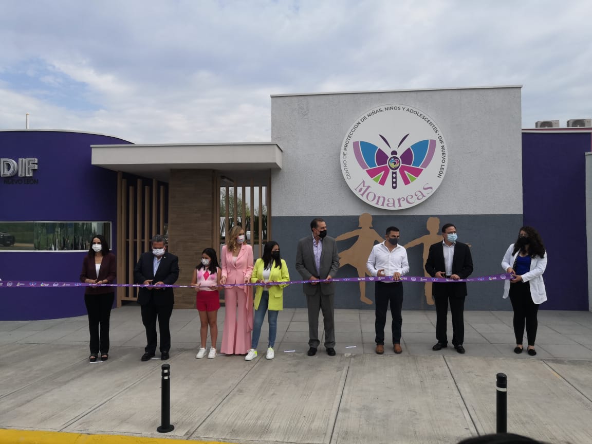 Inauguran Centro de protección de niñas, niños y adolescentes "Monarcas" en Escobedo