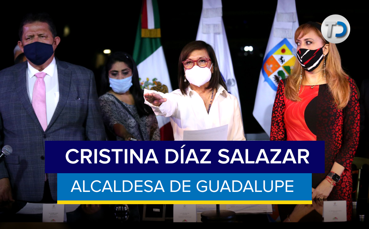 Cristina Díaz comienza segundo gobierno como alcaldesa de Guadalupe