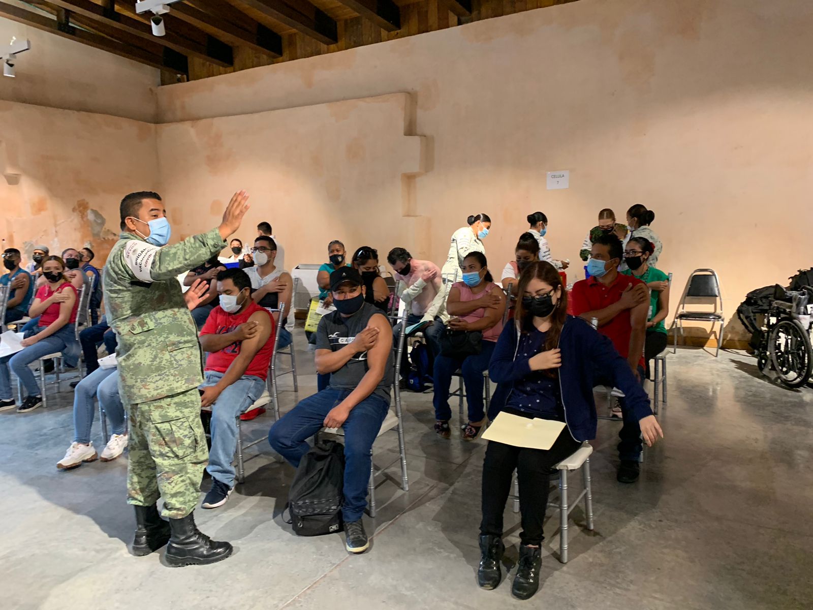 Segunda jornada de vacunación contra Covid-19 a jóvenes en García