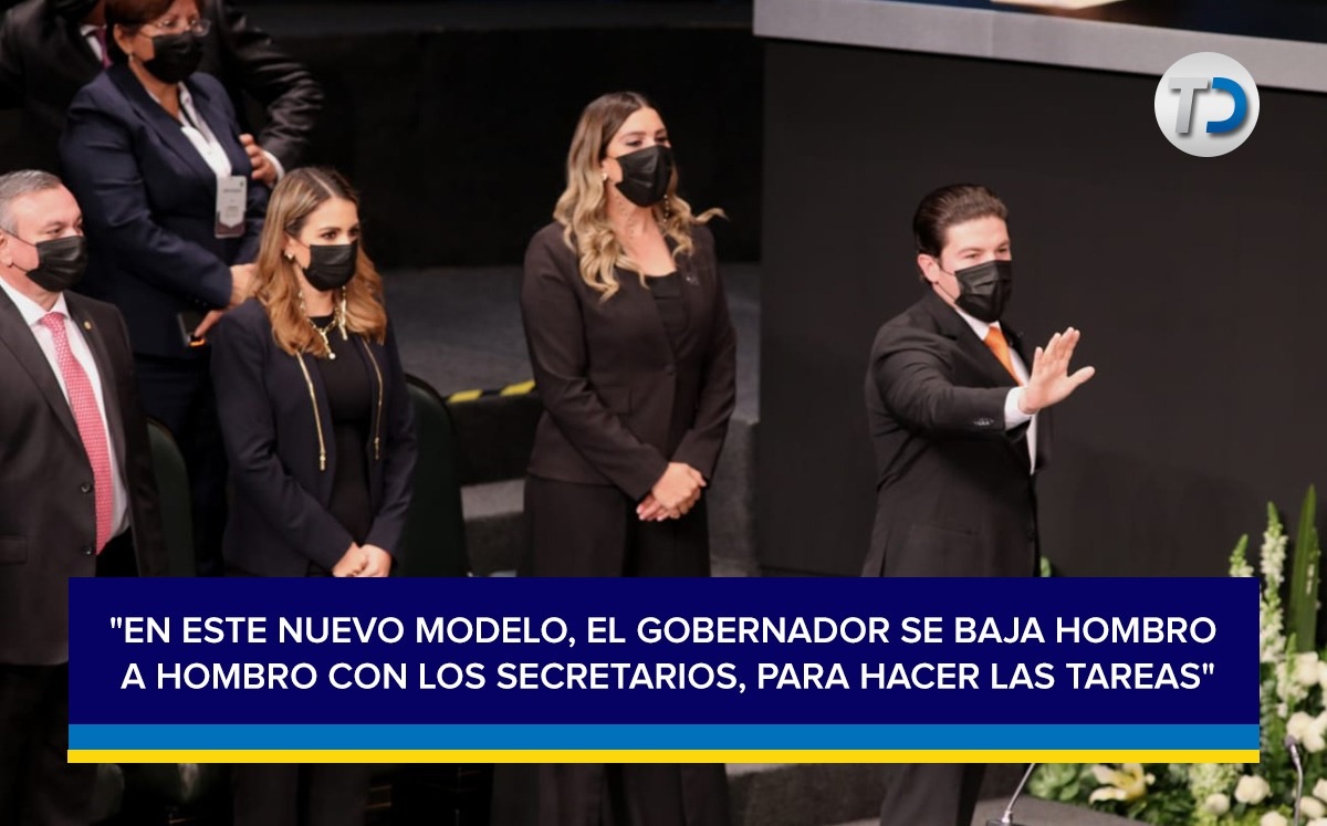 "Gobernador será a ras de piso”: Las frases de Samuel García al rendir protesta en NL