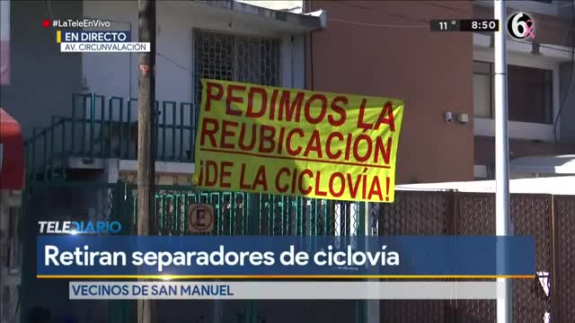 PUEBLA. ENLACE SEPARADORES CICLOVÍA 