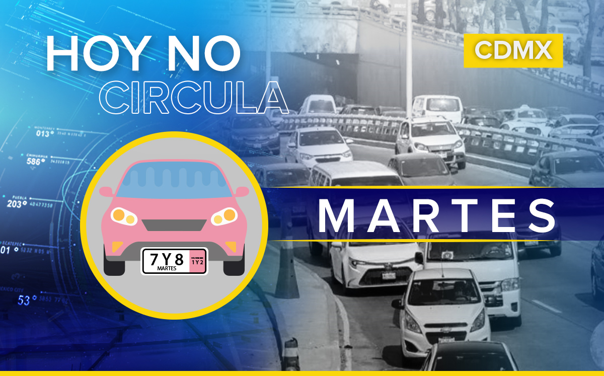 ¡Atención! Estos autos no circulan el 5 de octubre en la CdMx