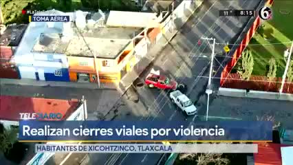 PUEBLA. ENLACE BLOQUEO XICOHTZINCO POR ALTERCADO 