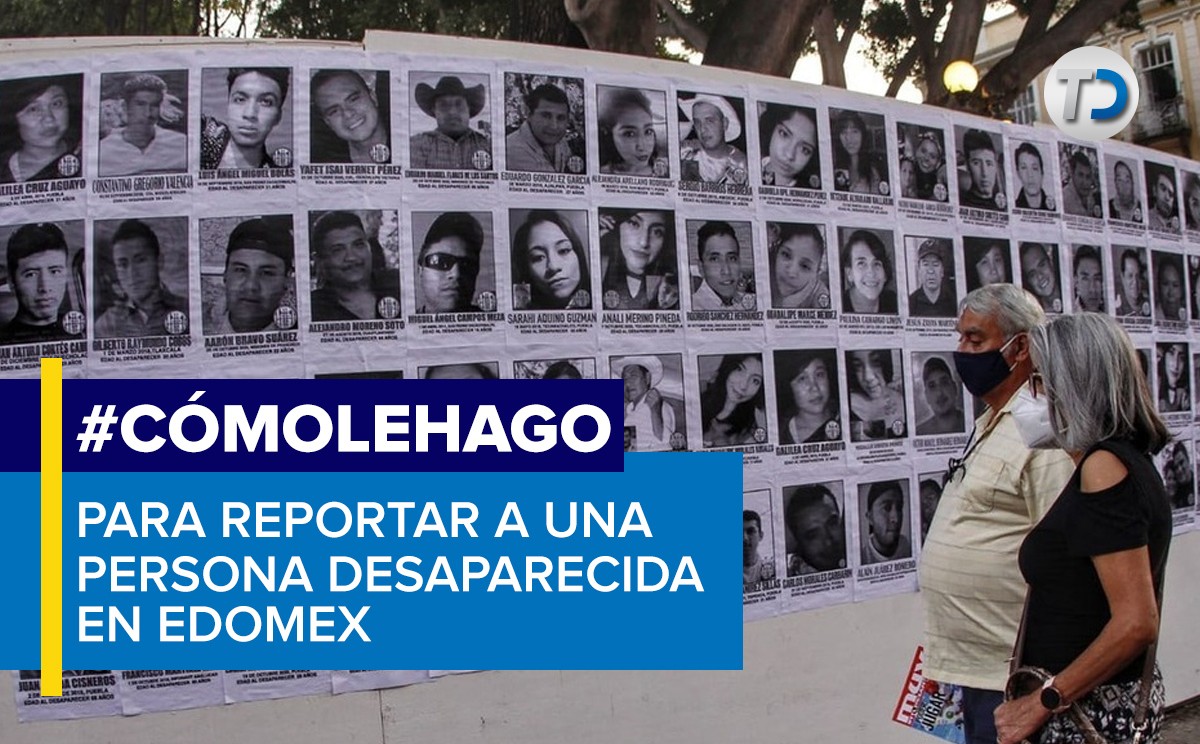 #CómoLeHago para reportar una persona desaparecida en el Estado de México