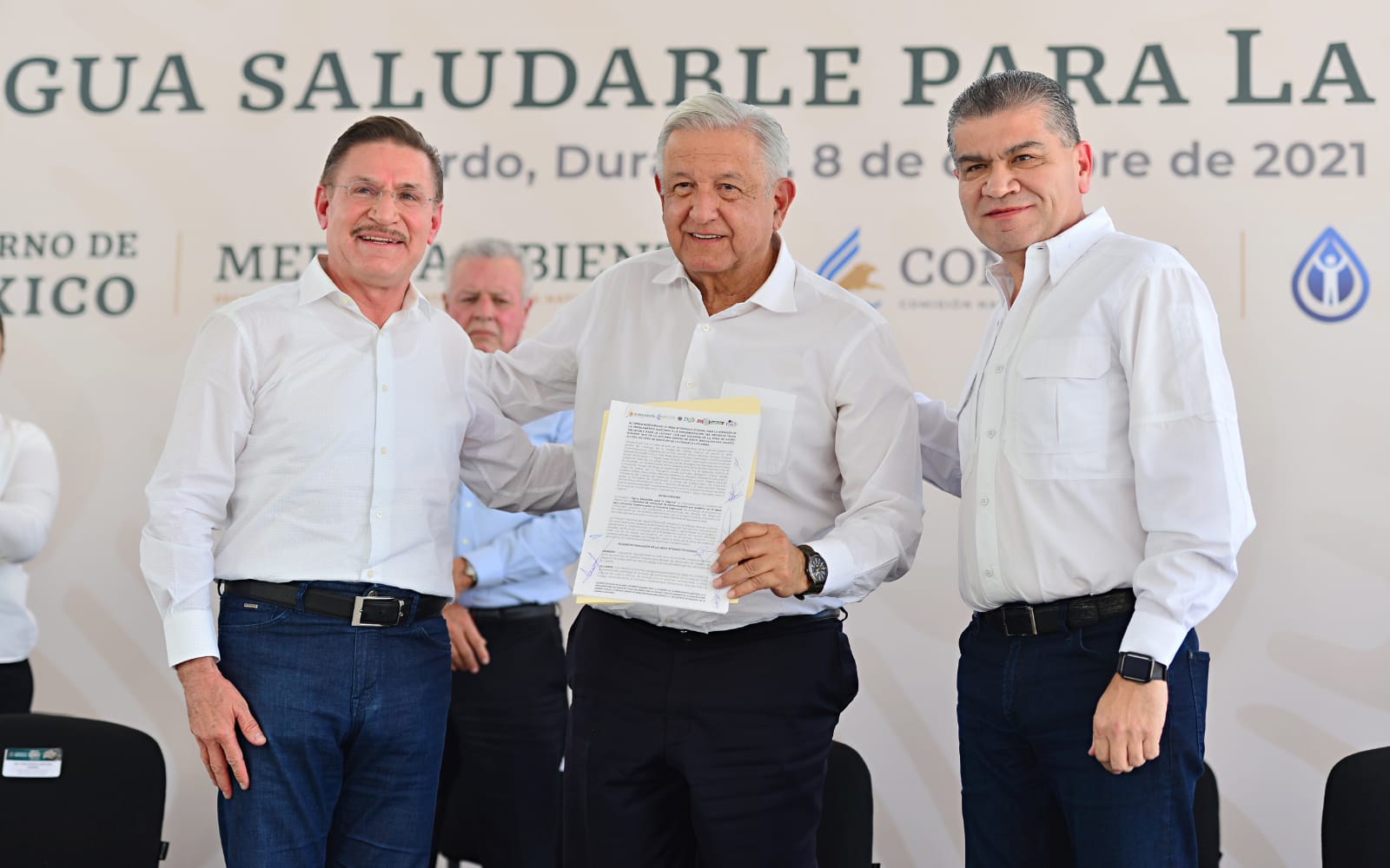 Agua Saludable para La Laguna es una realidad: AMLO