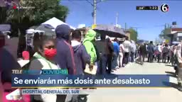 Puebla.- vacunación hospital general del sur