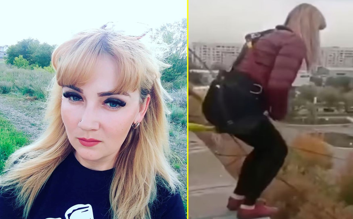 Mujer se lanza de bungee y muere; no estaba bien amarrada (VIDEO)