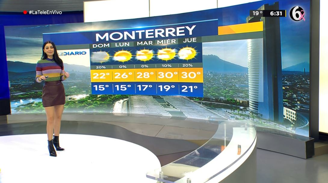 Espera Monterrey un sábado nublado y fresco con mínima de 16 y máxima de 17 
