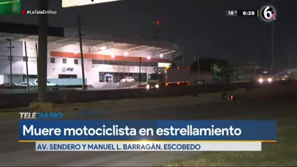 Muere motociclista tras impactarse contra señalamiento en avenida Sendero 
