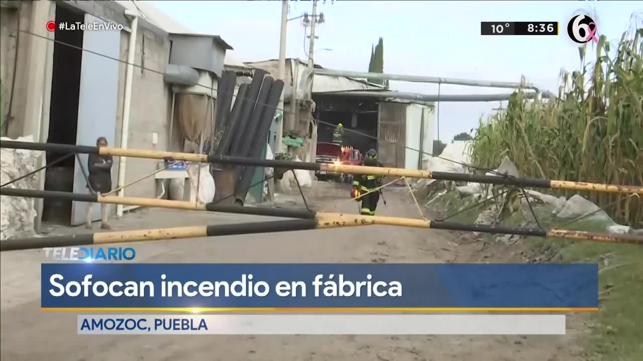 PUEBLA. INCENDIO AMOZOC
