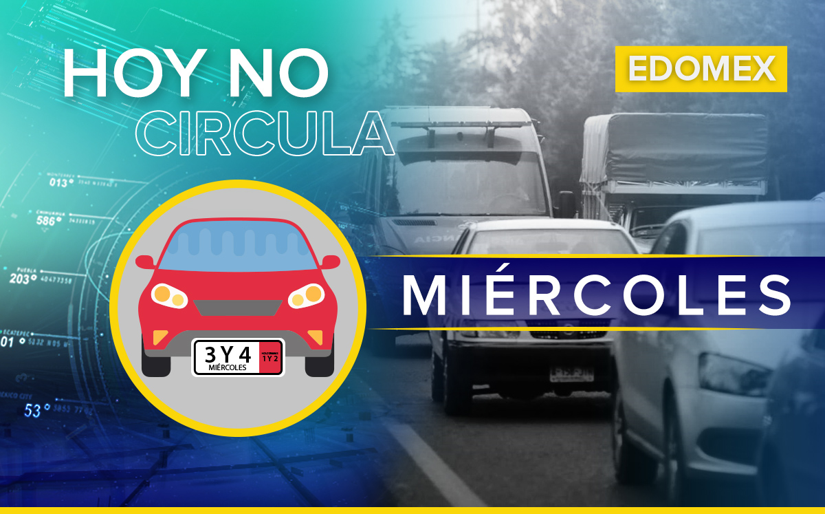 ¡Échale ojo! Estos autos no circulan el 20 de octubre en Edomex