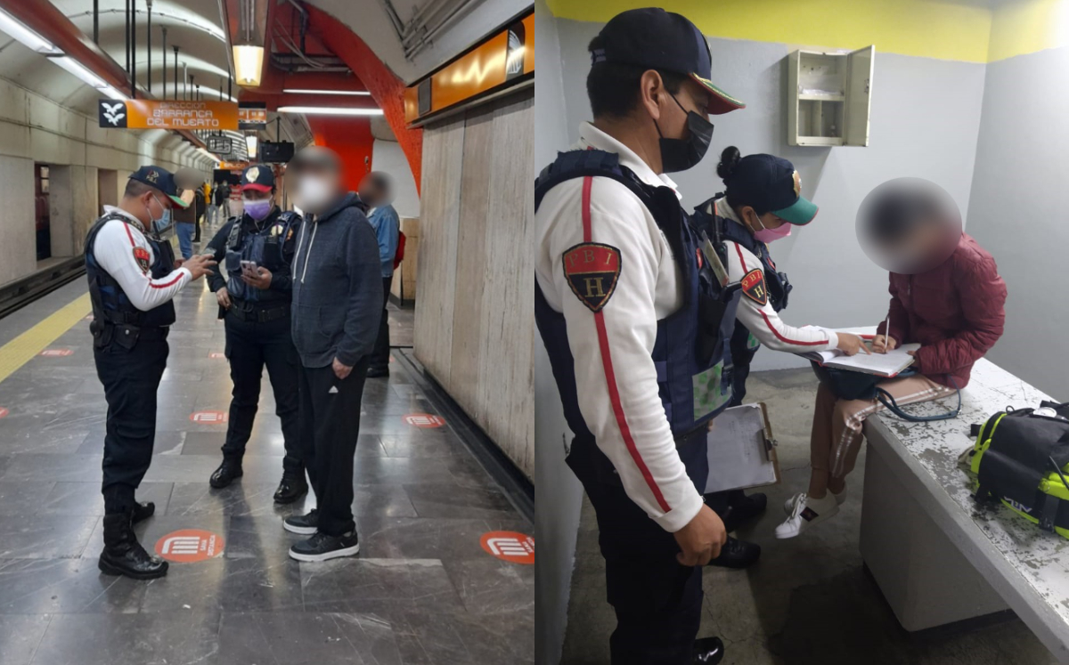 Policía Bancaria realiza hasta 50 apoyos diarios en el Metro; desde detenciones hasta evitar suicidios