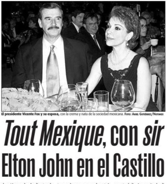 El polémico concierto de Elton John en el Castillo de Chapultepec cumple 20 años
