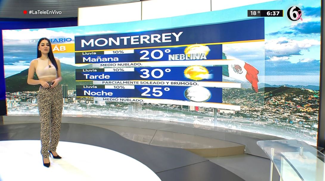 Espera Monterrey parcialmente soleado y brumoso con mínima de 20° y máxima de 30° 