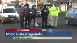 PUEBLA. ATROPELLAN A MOTOCICLISTA
