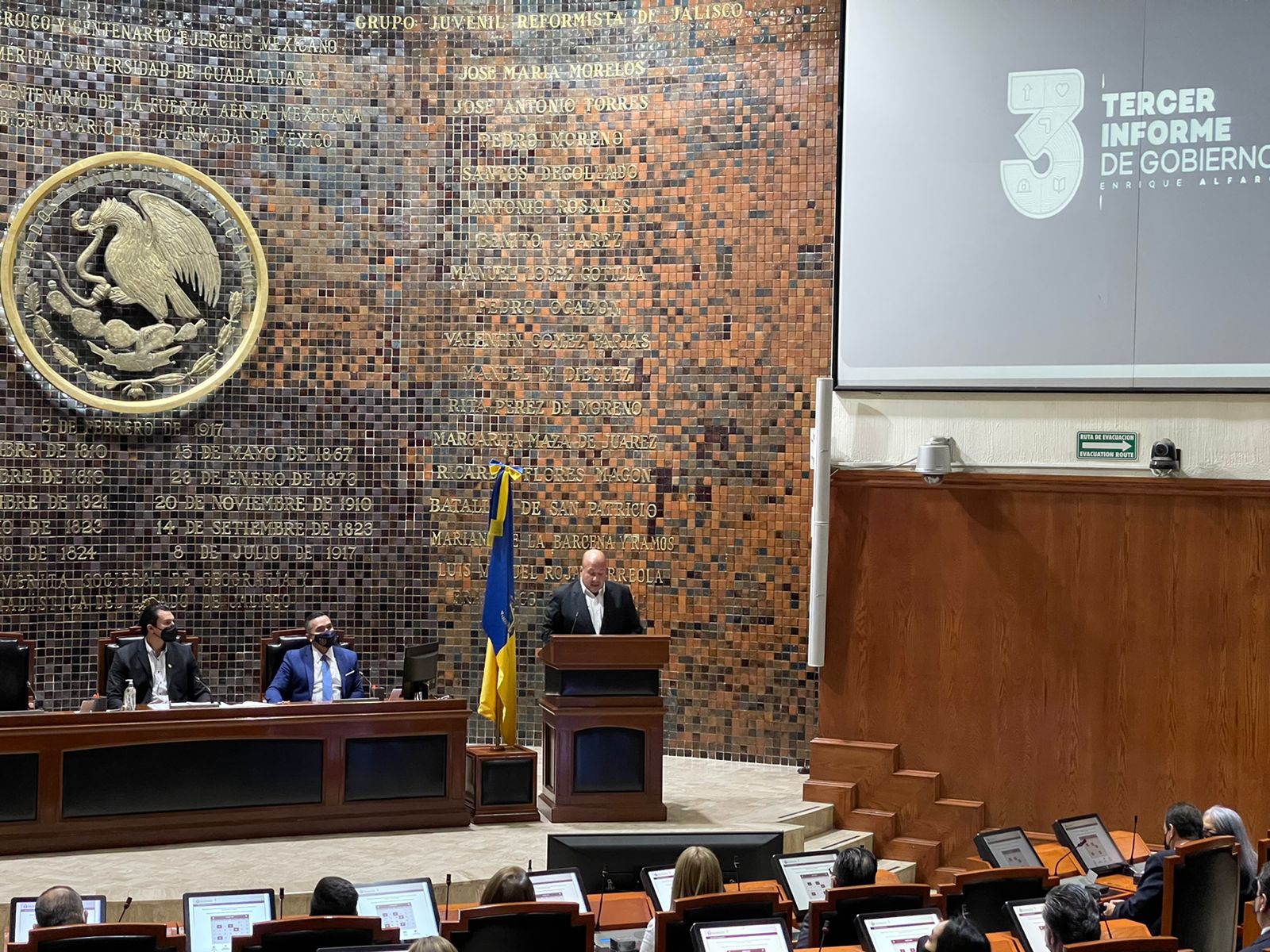 Tercer Informe de Enrique Alfaro: Minuto a minuto
