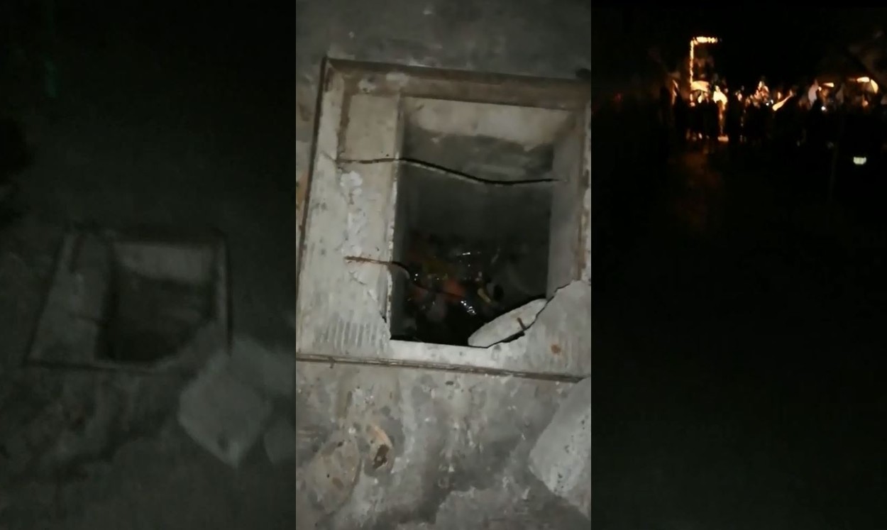 Joven sufre lesiones tras caída a alcantarilla sin tapa en el centro de Monterrey