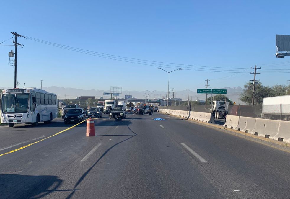 Muere hombre atropellado en la Carretera a Laredo