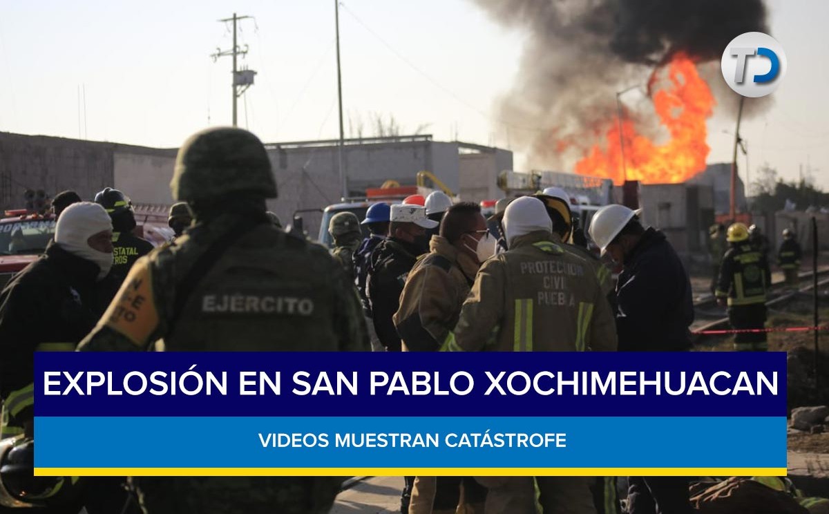 Habitantes de San Pablo Xochimehuacan captan en video explosión por toma clandestina