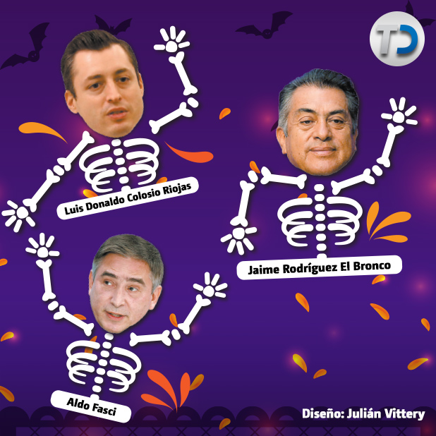 Al baile se llevó, la calaca a los políticos de Nuevo León