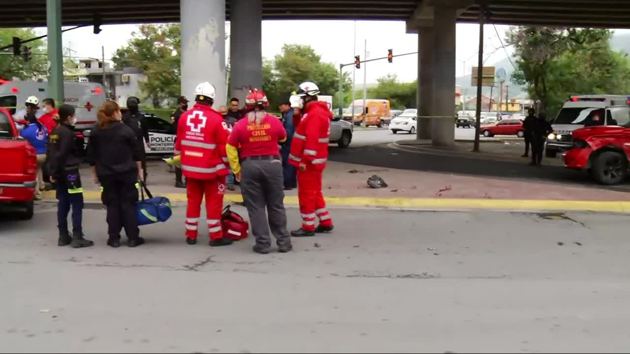 Hombre resulta lesionado tras choque en la avenida Rangel Frías 