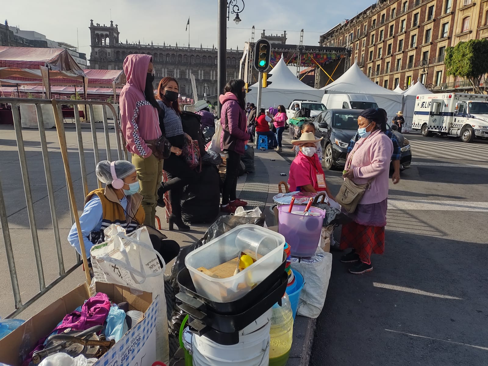 Inicia Fiesta de las Culturas Indígenas en el Zócalo de la CdMx