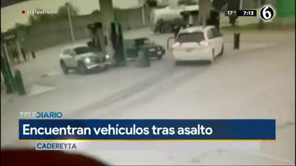 Encuentran vehículos tras asalto