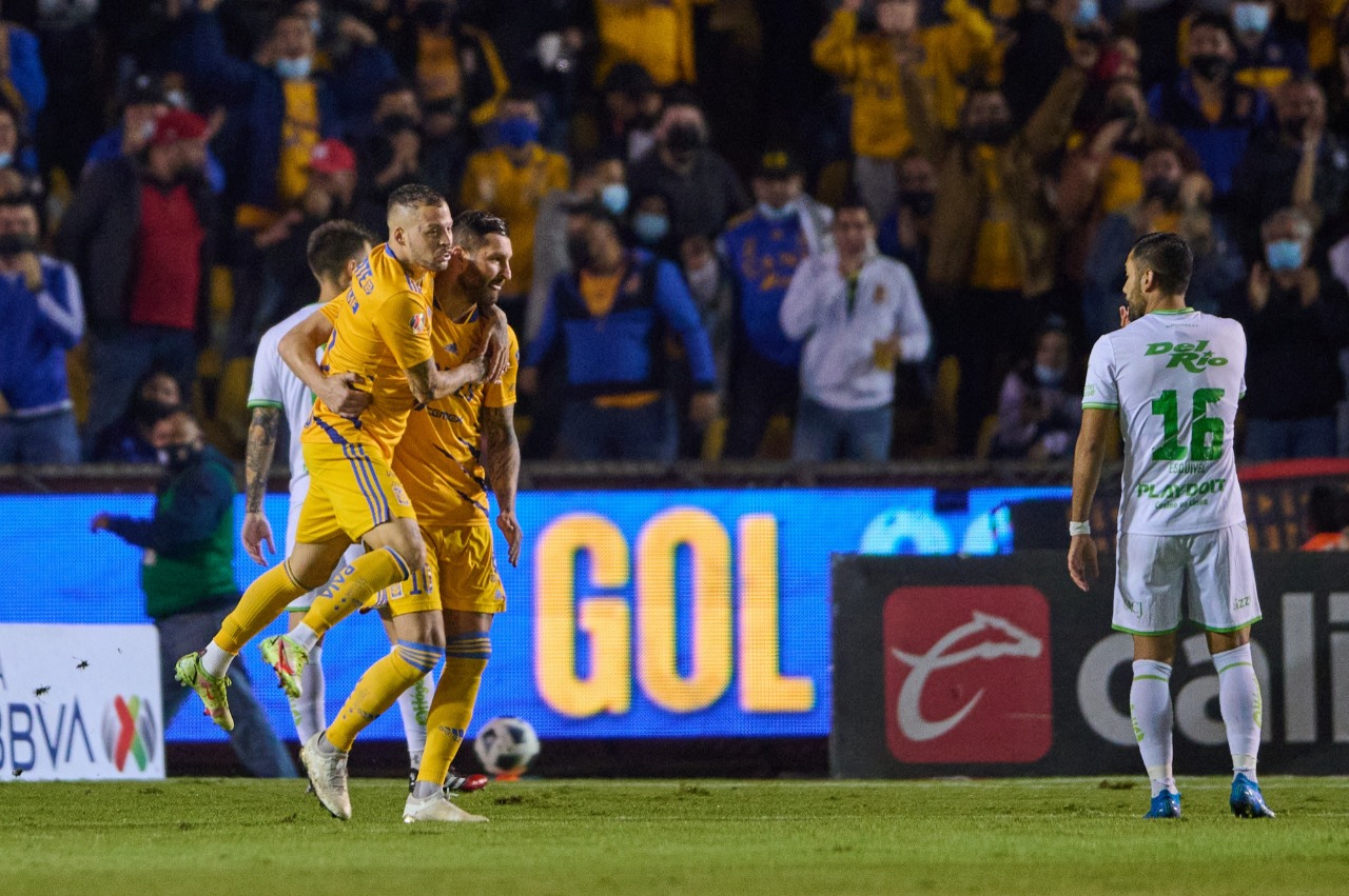 Tigres golea a Bravos y califica a Liguilla