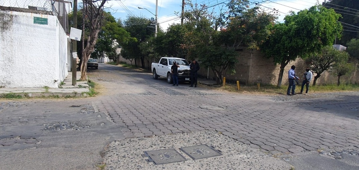 Vehículo de la unidad de la Marina encontrado en la colonia Los Virreyes, Zapopan / Juan Carlos Munguía