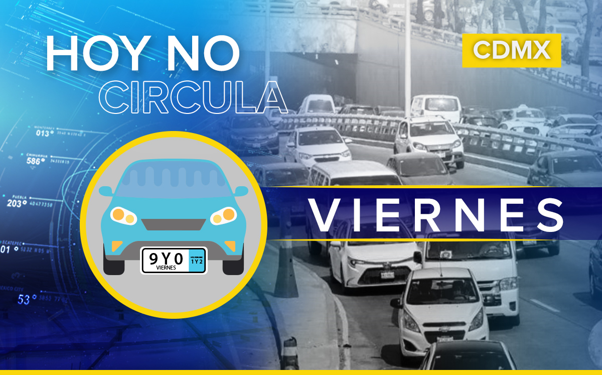 Hoy no circula Ciudad de México. (Especial).