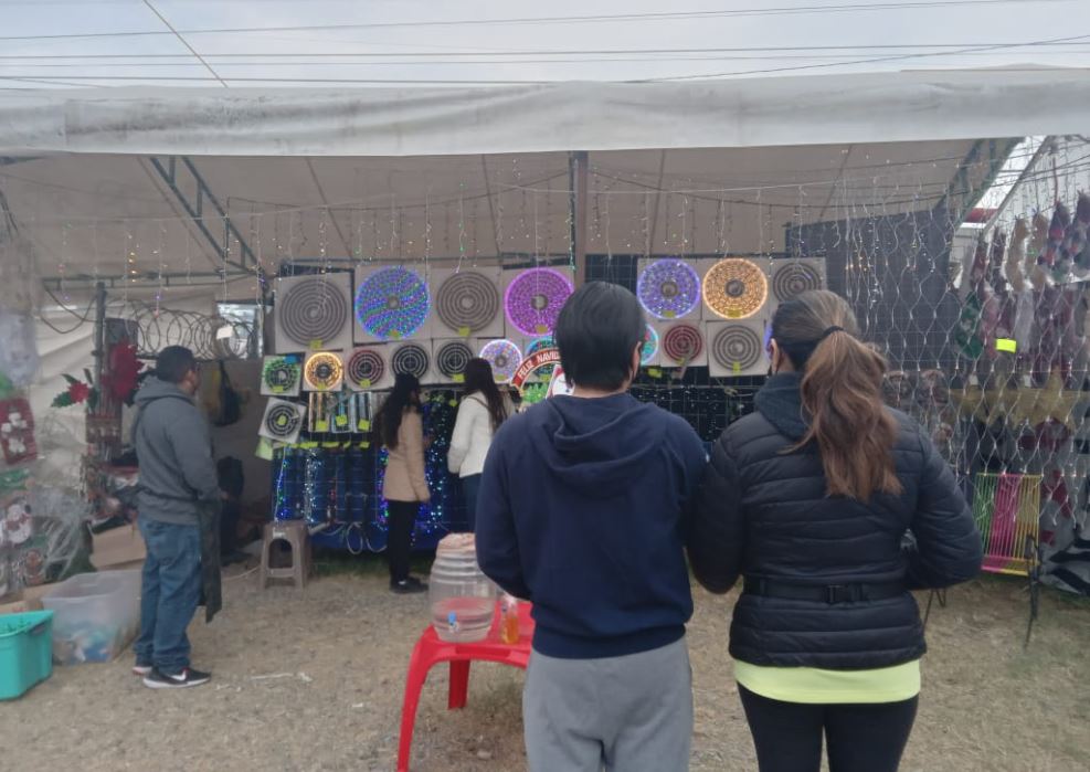 Las luces de navidad rondan entre los $160 hasta los $690, dependiendo del tamaño. | Lourdes Soler