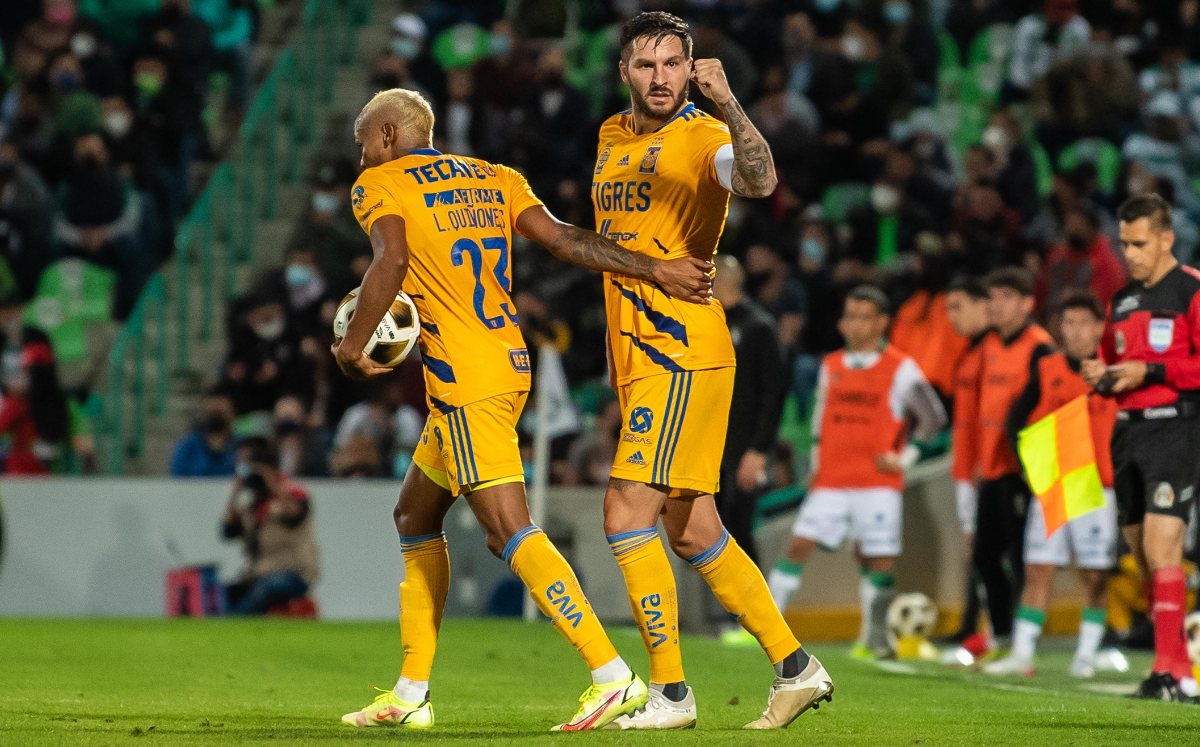 André-Pierre Gignac y Luis Quiñones