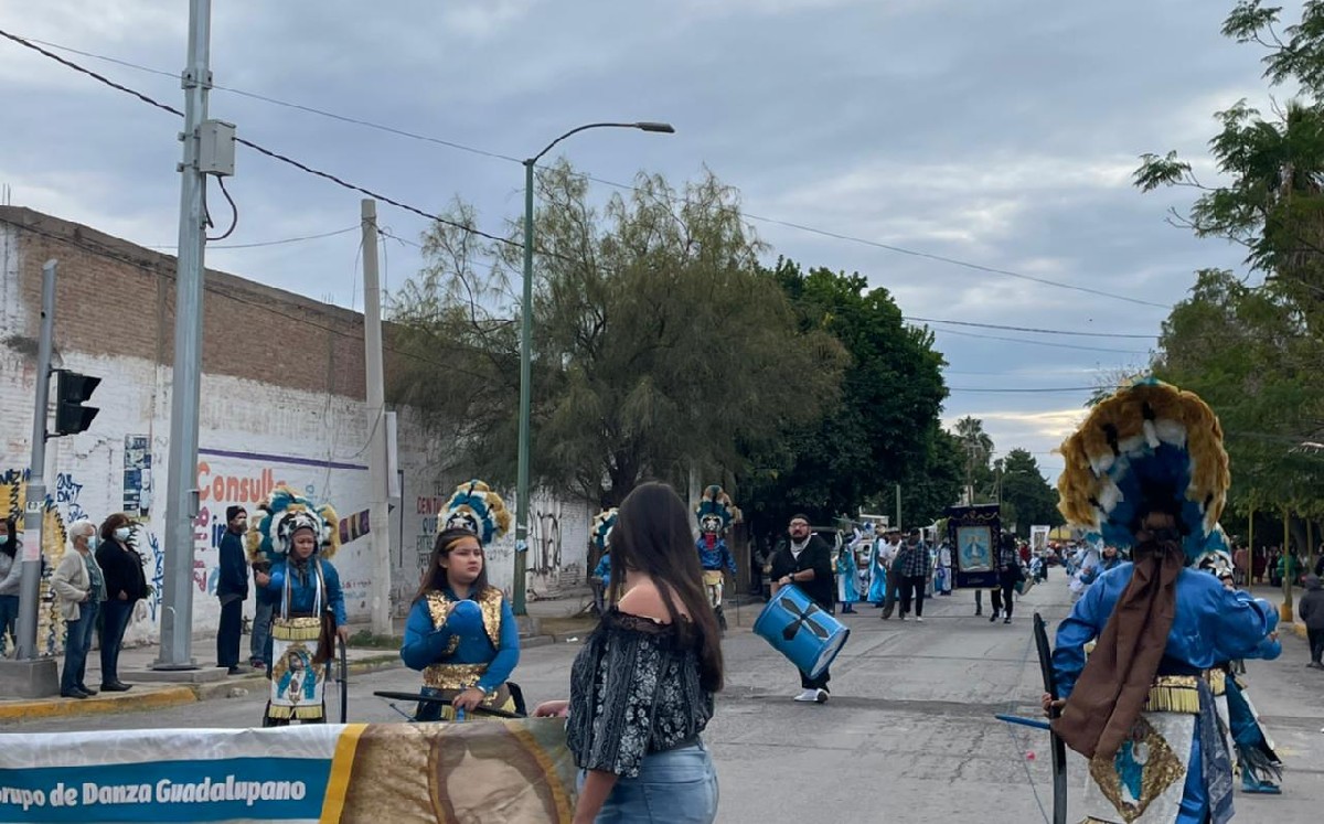 Realizan bendición de danzas que peregrinarán en Gómez Palacio
