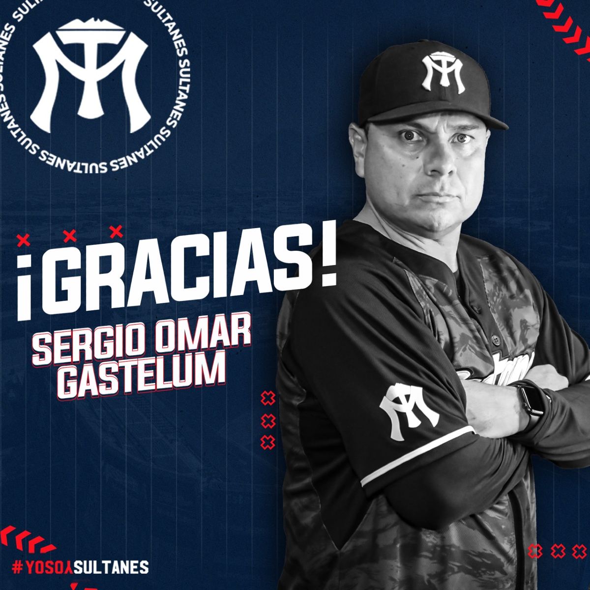 Sultanes agradece a Sergio Omar Gastelum por sus servicios / @SultanesOficial