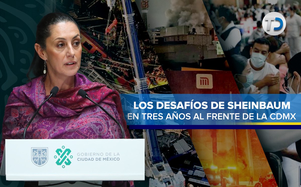 La jefa de Gobierno, Claudia Sheinbaum, hizo frente al derrumbe de la Línea 12 del Metro y a la pandemia de covid-19 / Especial