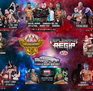 Triplemanía Regia / @luchalibreaaa Triplemanía Regia / @luchalibreaaa