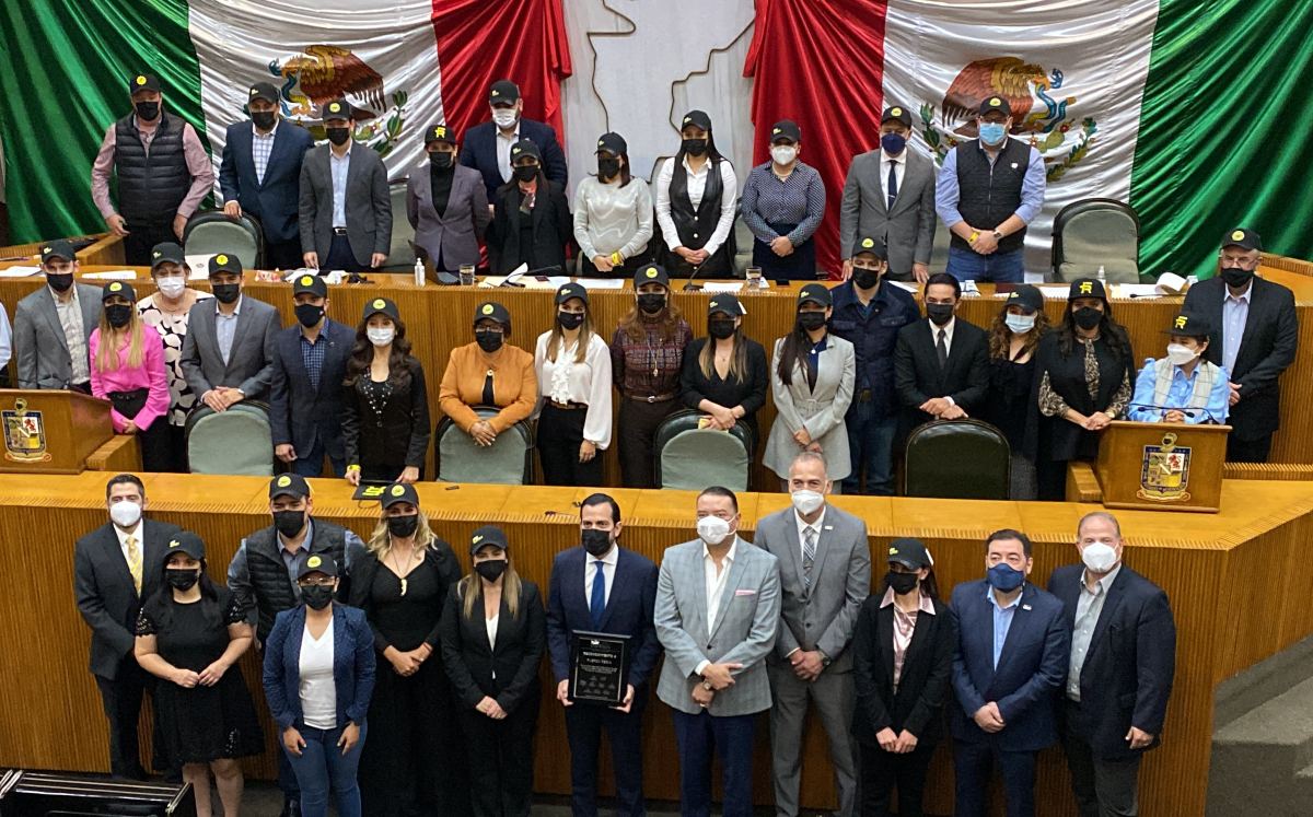 Congreso del Estado de Nuevo León recibió a Fuerza Regia