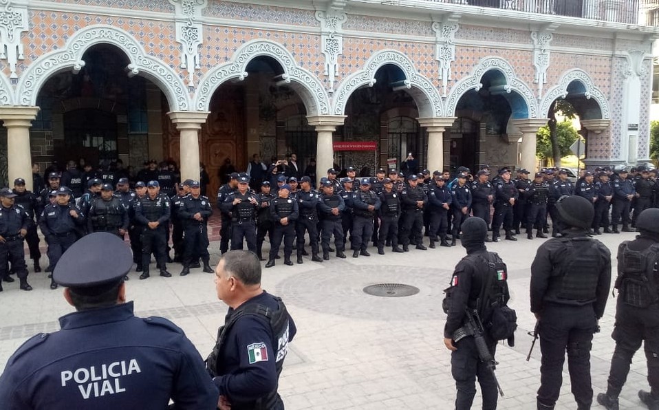 Elementos de la policía municipal de Tehuacán / Archivo