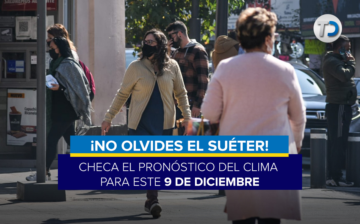 Este jueves 9 de diciembre se espera ambiente cálido sin probabilidad de lluvia en CdMx y Edomex