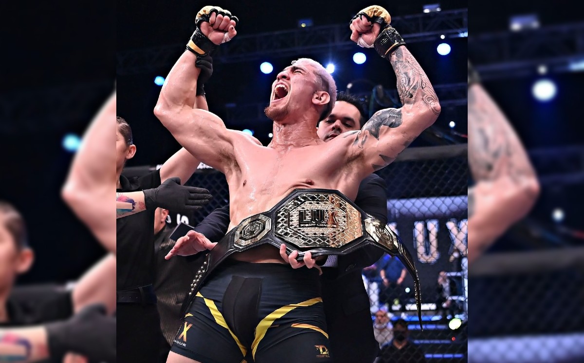 Ivan Valenzuela se coronó cómo el mejor peso mediano a nivel latinoamericano / LUX Fight League
