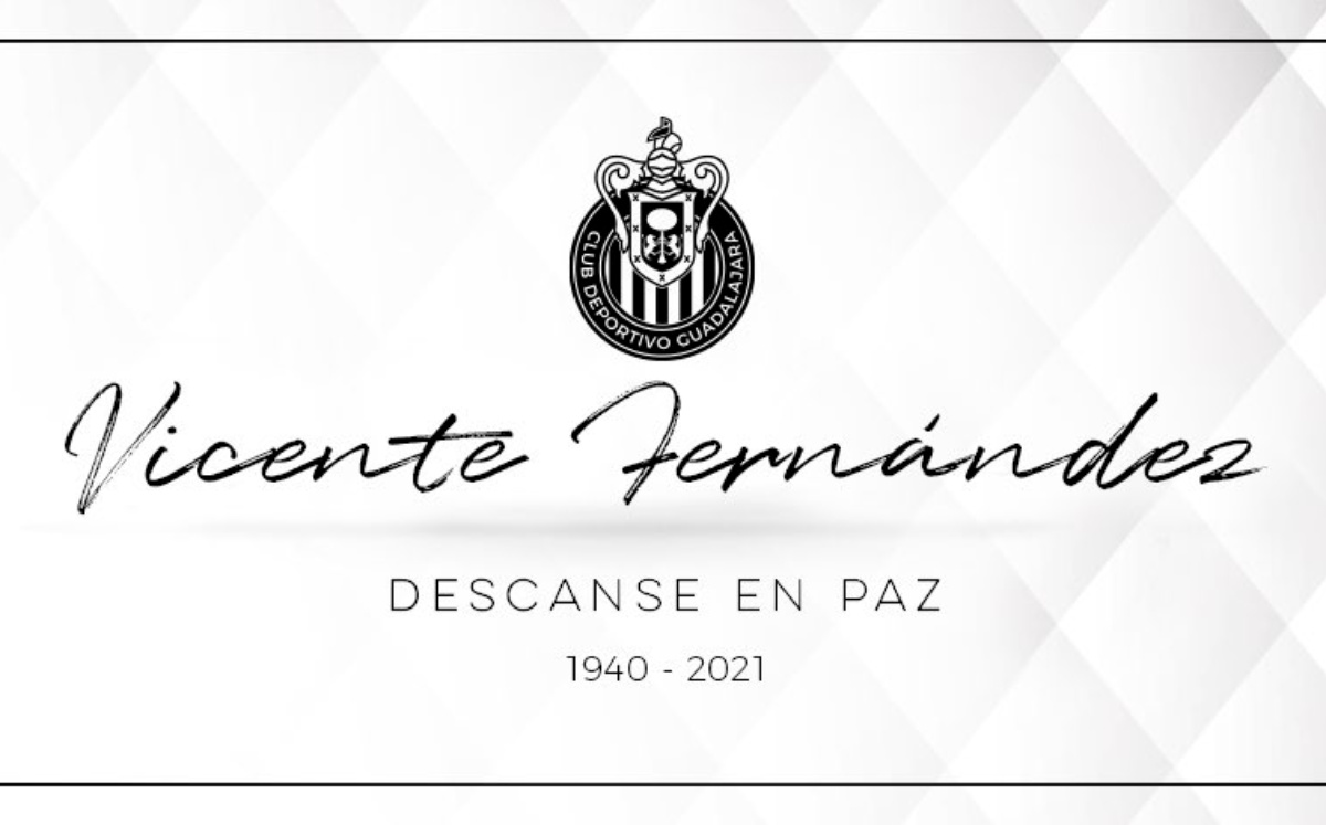 Descanse en Paz, VIcente Fernández / Cortesía Chivas