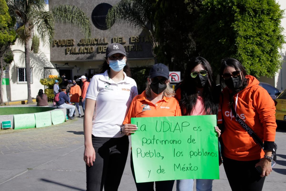 Estudiantes de la UDLAP en protesta / Agencia Enfoque