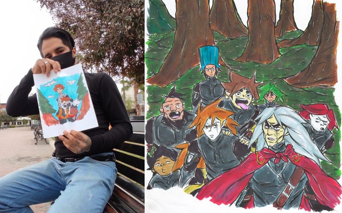 Joven lagunero crea “The Power”, un cómic de reinos y líneas temporales